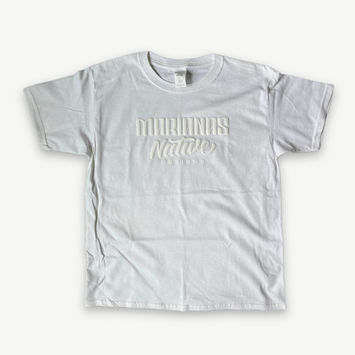 MND PUFFED WHITE TEE (YOUTH)