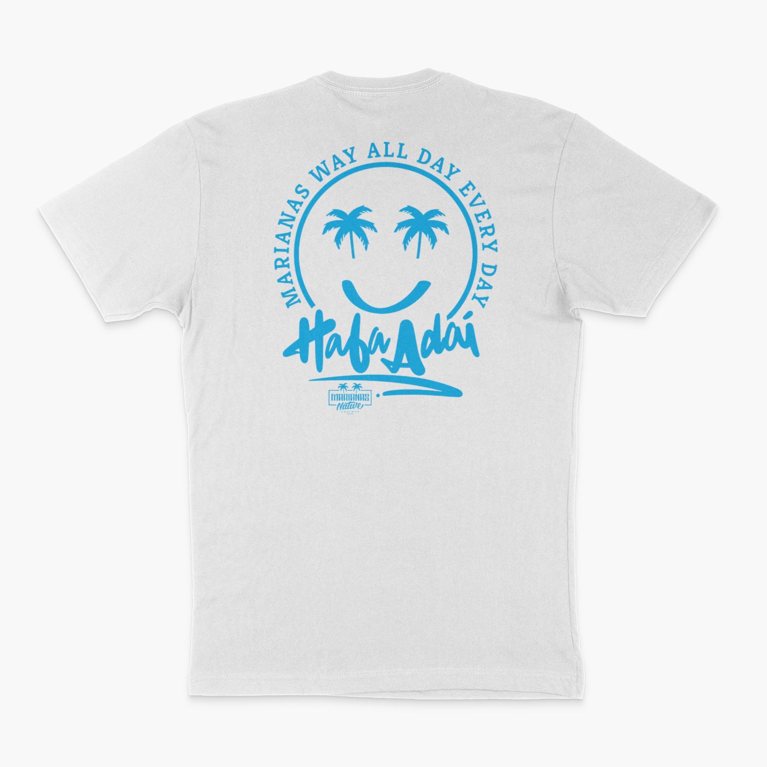 HAFA ADAI x SMILEY - NEON BLUE – MARIANAS NATIVE DESIGNS